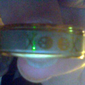 mens gold plated ring size 12